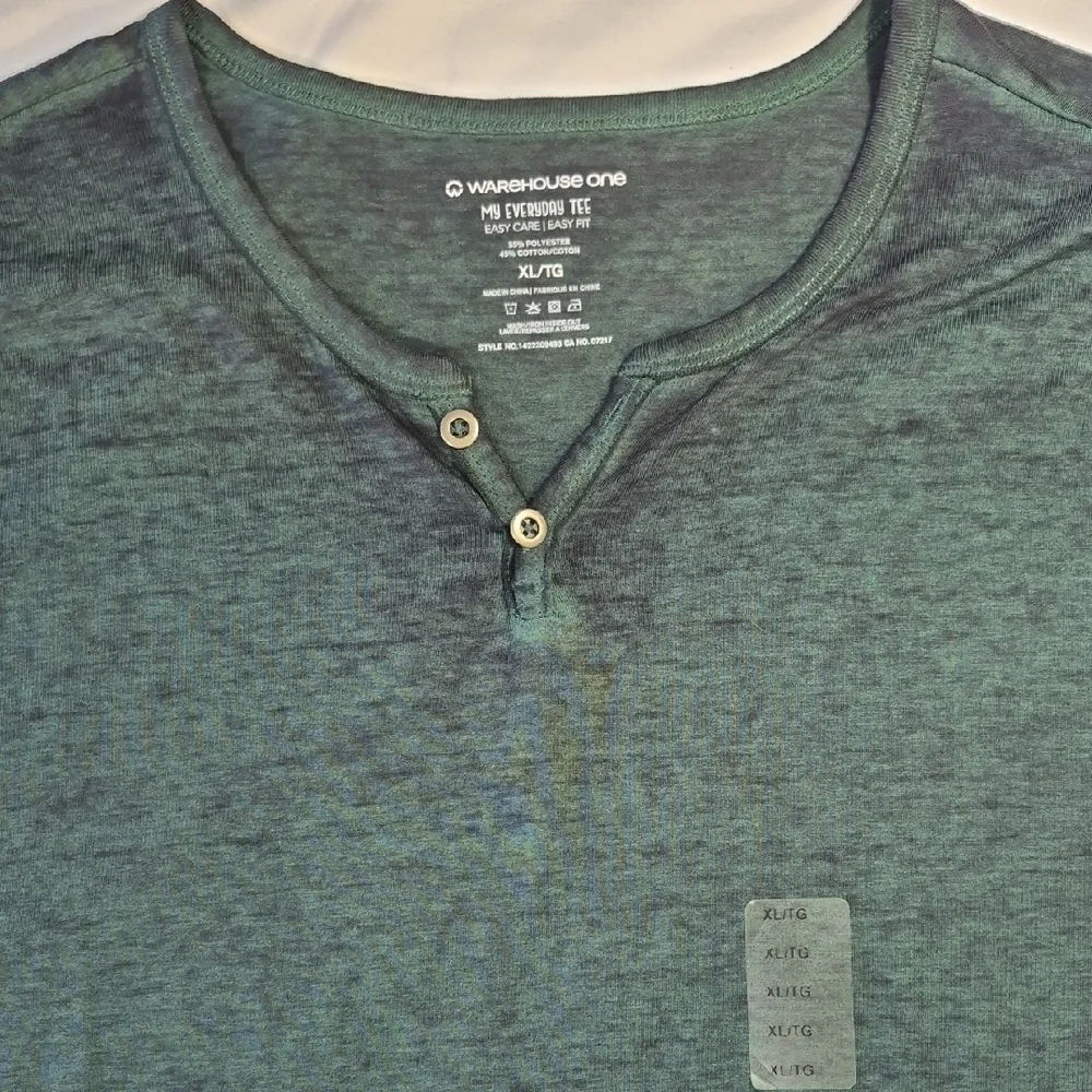 Warehouse One My Everyday Tee Green Size. XL NWT - Picture 1 of 12
